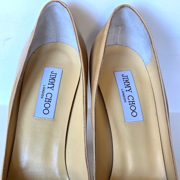 Jimmy Choo Gilbert Patent Leather Nude Pump. US size, EUR 40.5 - Picture 7 of 10